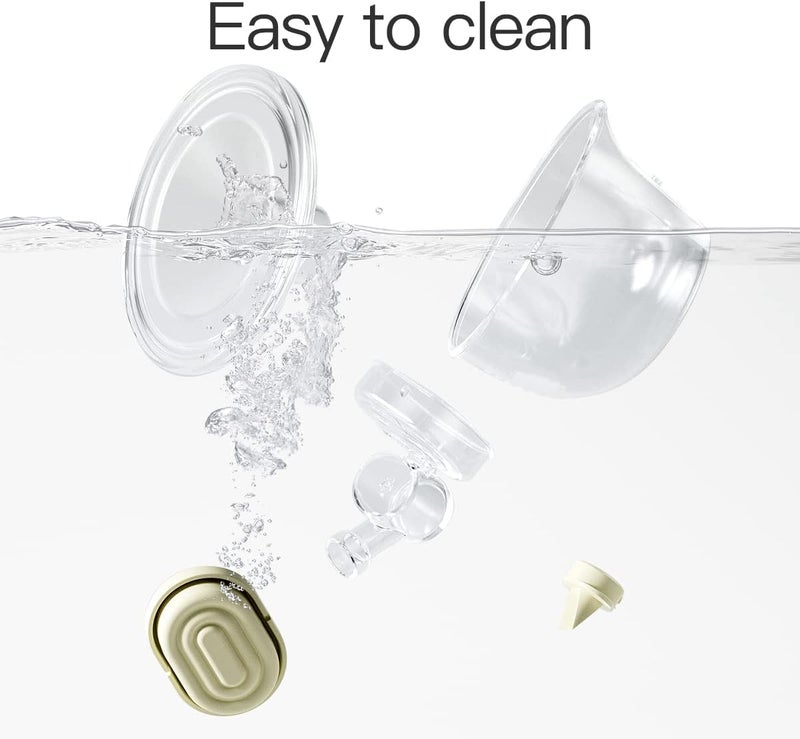 Phanpy Wearable Breast Pump Milk Collector Cup, New Cup Parts, Original Breast Pump Replacement Accessories, 24 mm Flange and 20mm Insert Included, 15 oz / 420 ml, 2 Piece - Image 3